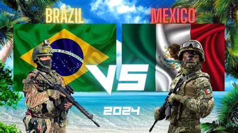 mexico vs brazil military